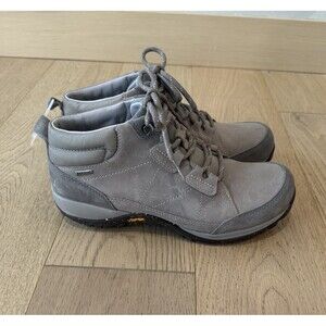 $175 Dansko Womens Pearla Shoes Gray 40 US 9 9.5 Waterproof Vibram Boots EUC